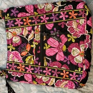 Vera Bradley medium sized bag with purple/pink/orange/green floral